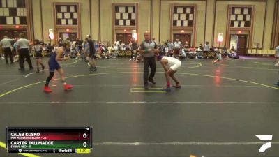 96 lbs Round 2 (6 Team) - Caleb Kosko, Mat Assassins Black vs Carter Tallmadge, SVRWC Red