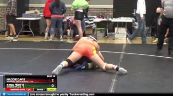 142 lbs Round 5 (6 Team) - Maddie Davis, Nebraska Vipers Scarlet vs Kyna Moffit, Chasing Titles 2