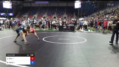 126 lbs Rnd Of 128 - Jake Kos, Minnesota vs Brady Hand, Virginia