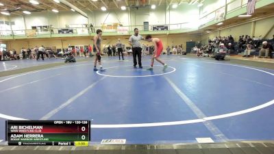 120-126 lbs Round 2 - Ari Bichelman, Wave Wrestling Club vs Adam Herrera, Rogue Warrior Wrestling