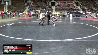 113 lbs Cons. Semi - Hayden Scelson, Orange Beach High School vs AIDEN SUMNER, Oak Grove