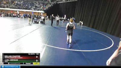 108 lbs Cons. Round 2 - Luka Grogan, Iowa vs Kellan Chaffee, Pack732 Wrestling Academy