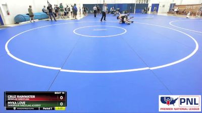 145 B Round 1 - Cruz Rainwater, Ironclad Wrestling vs Myka Love, Sanderson Wrestling Academy