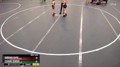 1st Place Match - Adriana Kunz, Summit Wrestling Academy vs Phoebe Morris, Monticello Wrestling Club