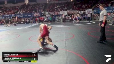 D 3 144 lbs Champ. Round 1 - Daniel Carter, Basile vs Joshua Bertuglia, Haynes Academy