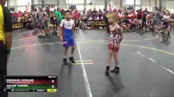 49 lbs Semis & 1st Wrestleback (8 Team) - Xavior Turner, ARES vs Immanuel Morales, American Gladiators-Red