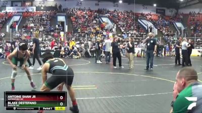 122 lbs Quarterfinal - Antoine Shaw Jr, Waterford WC vs Blake DeStefano, Dakota WC