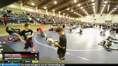 70 lbs Round 1 - Makenzie Boozer, Utah vs Zariya Martinez, Idaho Gold Wrestling Club