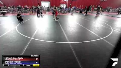 145 lbs Cons. Semi - Michael Galloway, Ringers Wrestling Club vs Spencer Madsen, Askren Wrestling Academy