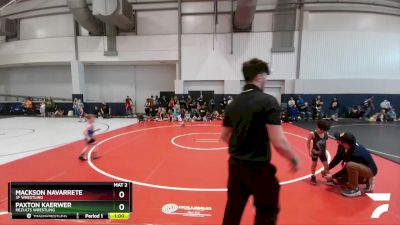 44 lbs Cons. Round 2 - Paxton Kaerwer, ReZults Wrestling vs Mackson Navarrete, 3F Wrestling