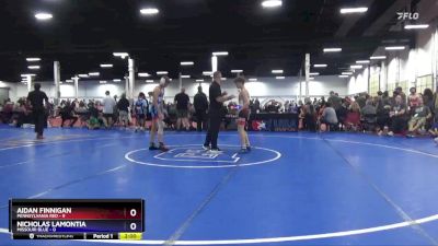 110 lbs Semis & 3rd Wb (16 Team) - Aidan Finnigan, Pennsylvania Red vs Nicholas LaMontia, Missouri Blue