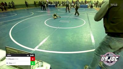 49 lbs Round Of 32 - Tatum Riksen, Randall Youth Wrestling Club vs Maxwell Roy, Standfast