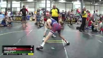 125 lbs Finals (8 Team) - Chase Krantz, Team Gotcha vs Jax Shekleton, Team Iowa Red