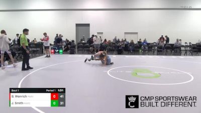 100 lbs Finals (2 Team) - Brayden Wenrich, Poway vs Jarrett Smith, Kansas Marshals