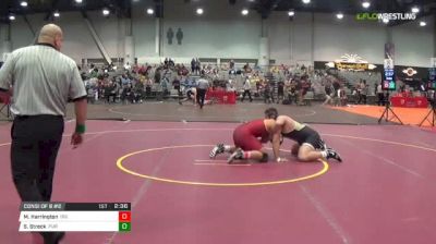 285 lbs Consi of 8 #2 - Marcus Harrington, Iowa State University vs Shawn Streck, Purdue