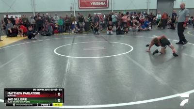 53 lbs Quarterfinal - Jax Gillispie, Bull Island Grappling vs Matthew Parlatore, Nova WC