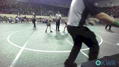 58 lbs Round Of 32 - Eli Zimmerman, Lions Wrestling Academy vs Oliver Dorton, Grove Takedown Club