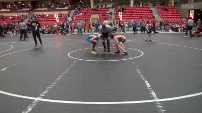 72 lbs 3rd Place Match - Camden Runnels, Honey Badger Wrestling Club vs Jacob Blankenship, MWC Wrestling Academy