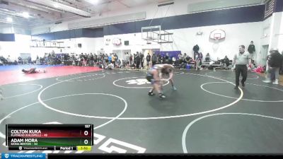 157 lbs Champ. Round 1 - Adam Mora, Kiona Benton vs Colton Kuka, Flathead (Kalispell)