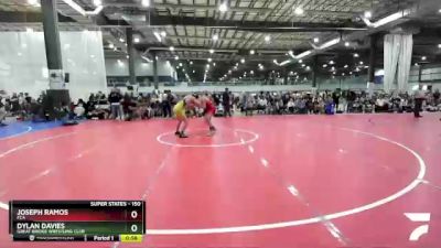 150 lbs Cons. Round 1 - Joseph Ramos, FCA vs Dylan Davies, Great Bridge Wrestling Club