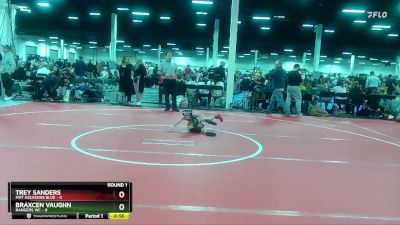 40 lbs Round 5 (10 Team) - Trey Sanders, Mat Assassins Blue vs Braxcen Vaughn, Rangers WC