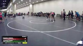 107 lbs Round 9 (10 Team) - Hannah Davis, Iowa T-Wrecks vs Dianna Pineda, Charlie`s Angels-IL Black