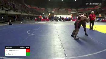 220 lbs 7th Place Match - Tarell Johnson, Central High School Wrestling vs Jai Guerra, Vacaville Wrestling Club