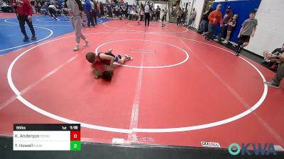 85 lbs Round Of 16 - Kyran Anderson, Fort Gibson Youth Wrestling vs Tyler Howell, R.A.W.