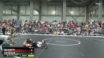 85 lbs Champ. Round 1 - Max Gordon, Smoky Valley vs Sawyer Blue, SlyFox Wrestling Academy