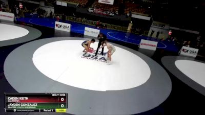 165 lbs 1st Place Match - Jayden Gonzalez, Shafter Youth Wrestling vs Caden Keith, California