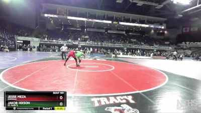 126 lbs Cons. Round 3 - Jesse Meza, Oakdale vs Jakob Hixson, St. Mary`s