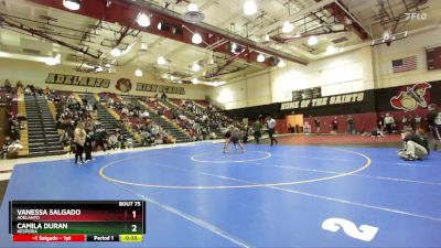 155 lbs Cons. Round 1 - Vanessa Salgado, Adelanto vs Camila Duran, Hesperia