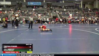 105 lbs Quarterfinal - Tristan Stoeser, Bewa vs Coy Obrecht, The Best Wrestler