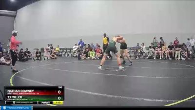 180 lbs Quarterfinals (8 Team) - TJ Miller, Ground Up USA Guyz vs Nathan Downey, Next Level Wrestling Club