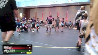 82 lbs Semis & 1st Wrestleback (8 Team) - Ben Milam, Untouchables vs Logan Young, MO Outlaws Gold