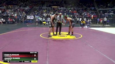 215 lbs Quarterfinal - Evan Flanagan, Clipper WC vs Gannon Dunker, The Law WC