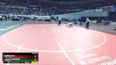 6A-138 lbs 1st Place Match - Owen Hull, Grants Pass vs Logan Medford, Cleveland