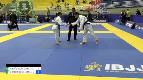 ALÍCIA LAÍS SILVA DA COSTA vs JHULLY RODRIGUES MACHADO 2024 Brasileiro Jiu-Jitsu IBJJF