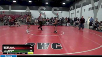 75 lbs Round 1 (8 Team) - Loc Webber, Beast Mode vs Javier Salas, Indiana Outlaws