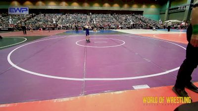 52 lbs Quarterfinal - Steven Ortiz, SoCal Hammers vs Hunter Lenhardt, Buckaroo Wrestling