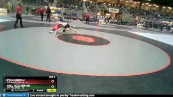 145 lbs Round 3 (4 Team) - Will Seggerman, 2/1A Pine Eagle vs Ryan Griffin, 2/1A Illinois Valley