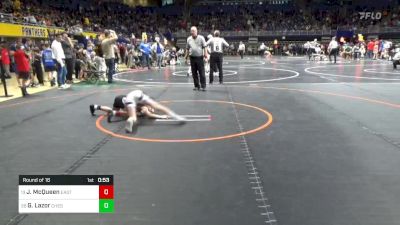 90 lbs Round Of 16 - James McQueen, Easton vs Grant Lazor, Chestnut Ridge