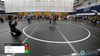 70 lbs Rr Rnd 4 - Avery Ashley, Hinton Takedown Club vs Ryker Peck, Standfast