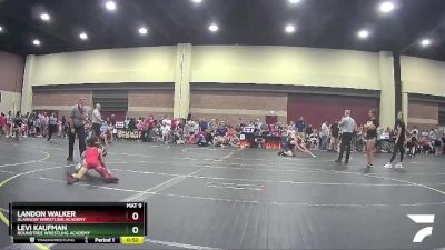 56 lbs Round 1 - Levi Kaufman, Roundtree Wrestling Academy vs Landon Walker, Glasgow Wrestling Academy