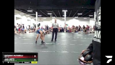 126 lbs Round 1 (4 Team) - Anthony Mutarelli, TSB vs Jake Nieto, Savage WA Black