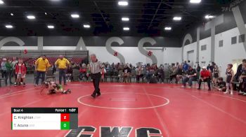 55 lbs Quarterfinals (8 Team) - Clayton Knighton, Junior Terps Xpress (MY) vs Tino Acuna, Legacy National