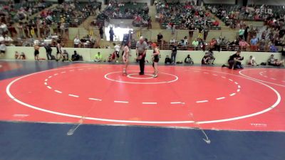 85 lbs Semifinal - Serena Trujillo, Bison Takedown Wrestling Club vs Connor Leaumont, Morris Fitness Wrestling Club