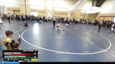 57 lbs Cons. Round 2 - Dezmond Mascarenas, Roy Wrestling Club vs Quinton Robison, Westlake