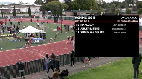 Women's 800m, Prelims 10