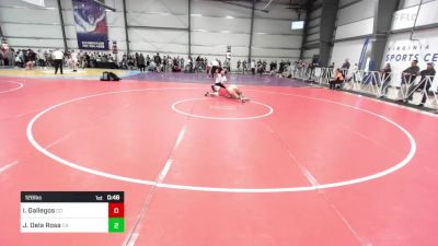 126 lbs Consi Of 16 #2 - Isaiah Gallegos, CO vs Jayden Dela Rosa, CA